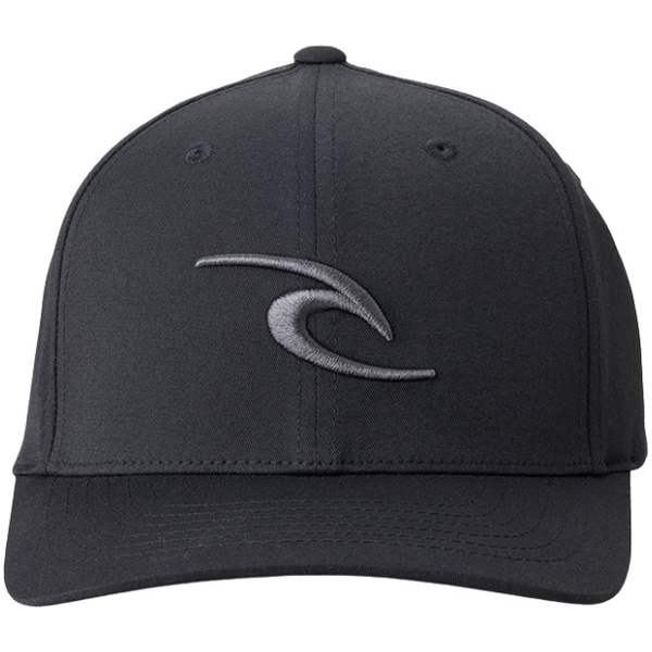 2026 Rip Curl Mens Tepan 2.0 Flexfit Cap 1I6MHE - Black